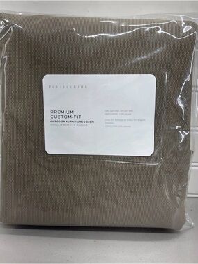 Pottery Barn Premium Custom-Fit Outdoor Furniture Cover in Taupe